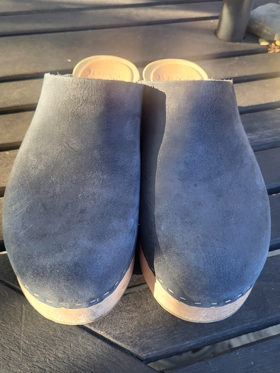 Bryr Shoes - Bryr Womens The Bean Black Nubuck Clog, GUC, Size 38/8
